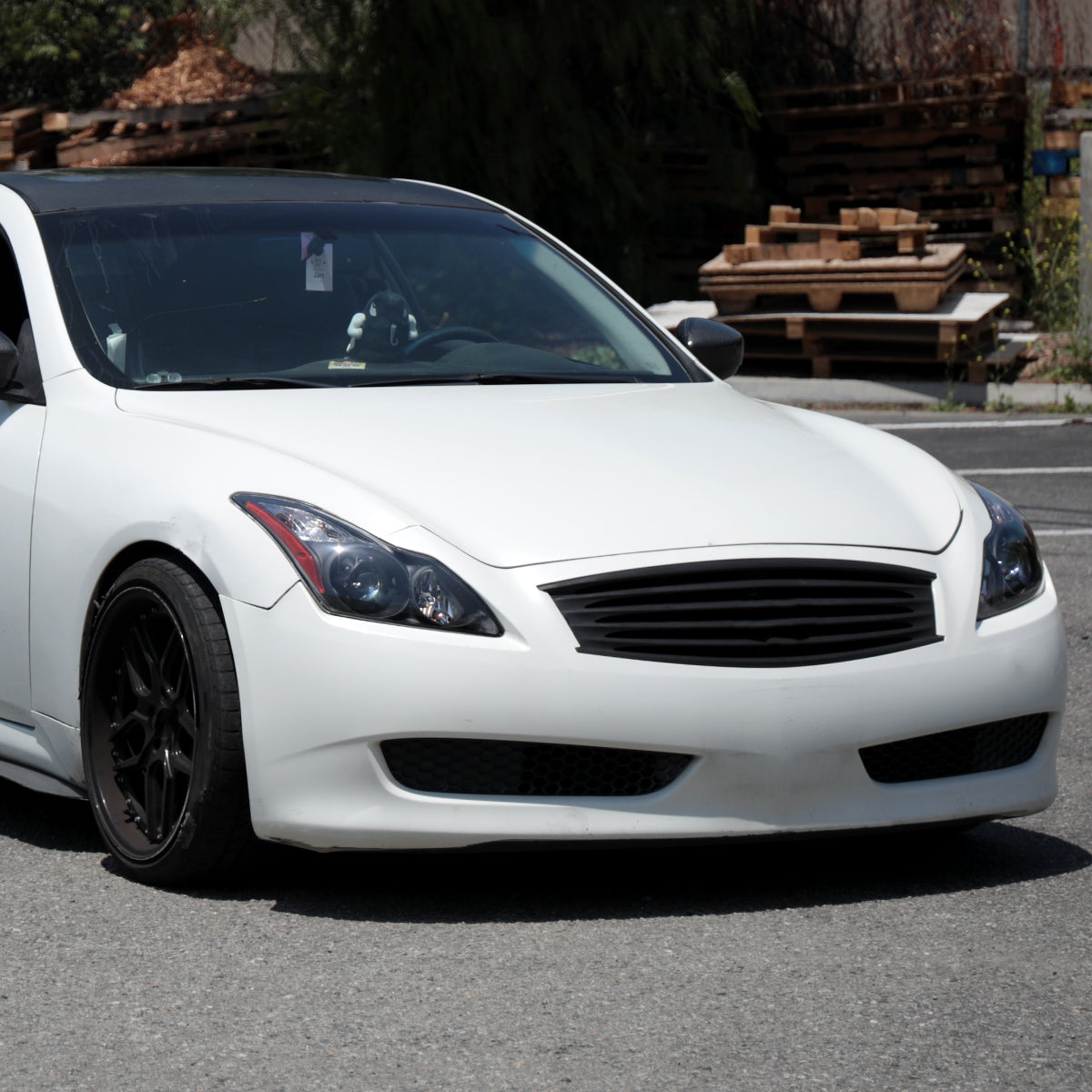 Spec-D 08-13 G37 14-15 Q60 2DR Headlights OEM Style Black/Clear