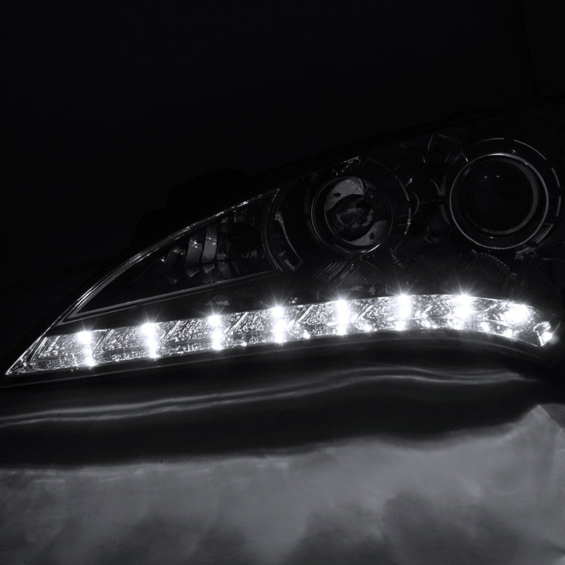 Spec-D 10-12 Hyundai Genesis Coupe Projector Headlights Chrome/Smoked