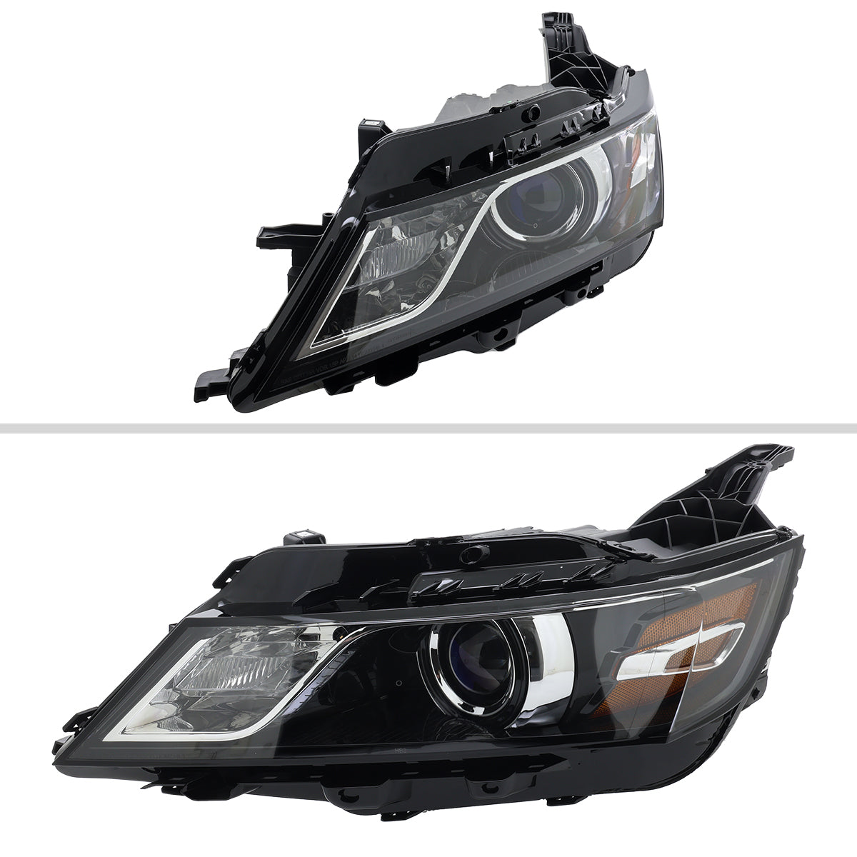 Spec-D 14-20 Chevy Impala OEM Style Projector Headlights Jet Black