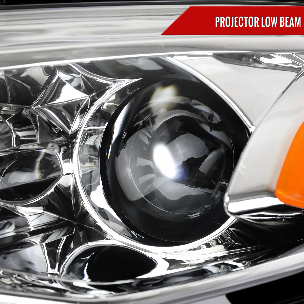 Spec-D 19-24 Chevy Malibu Projector Headlights OEM Style Chrome