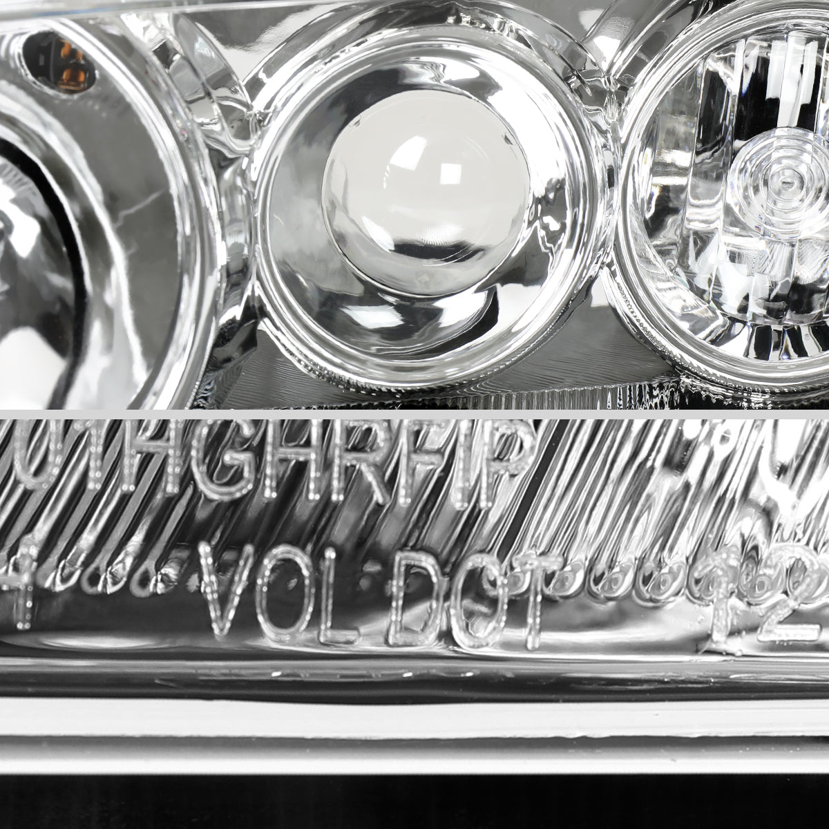 Spec-D 03-05 Mazda 6 OE Style Projector Headlights Chrome