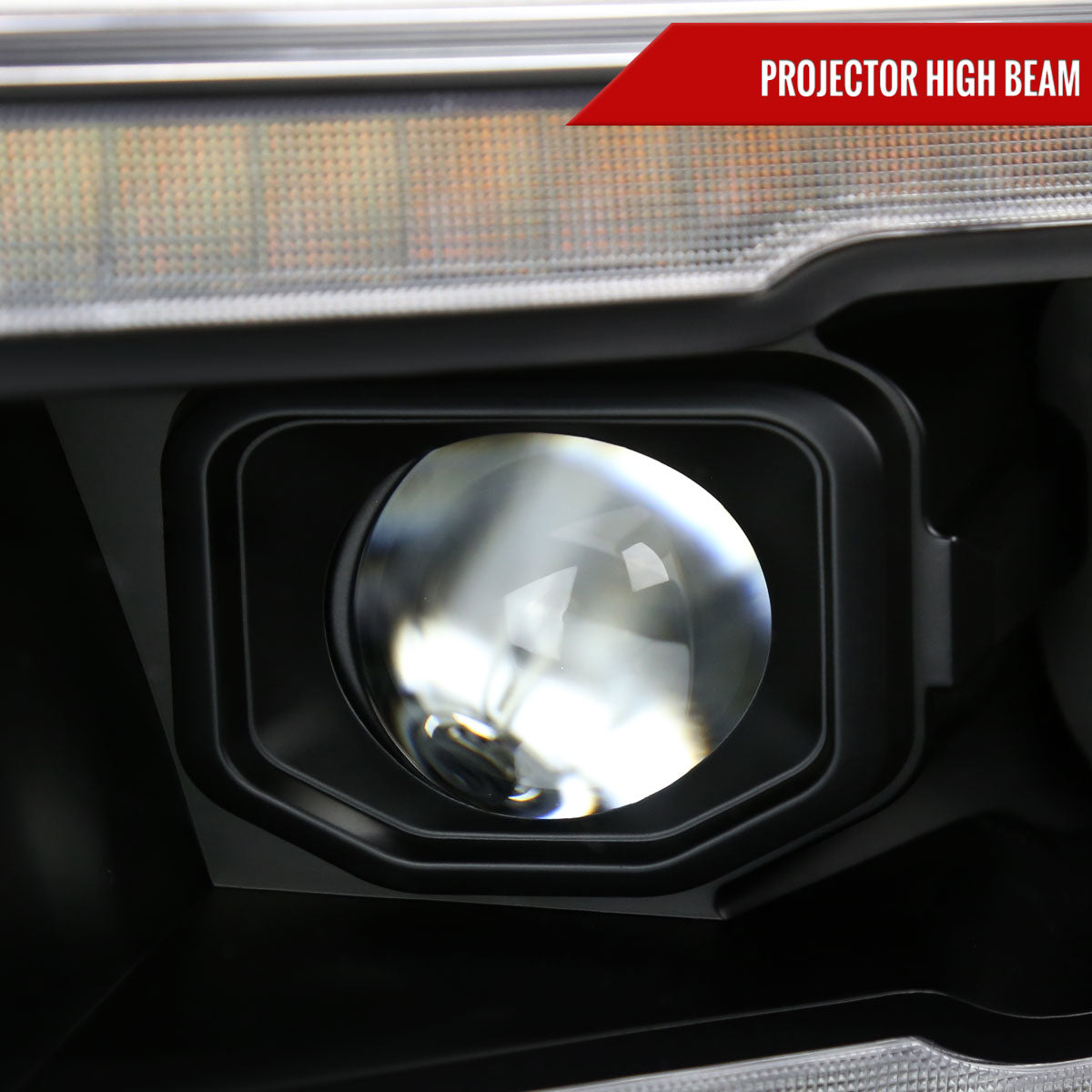 Spec-D 19-24 Ram 1500 Projector Headlights Sequential LED Black