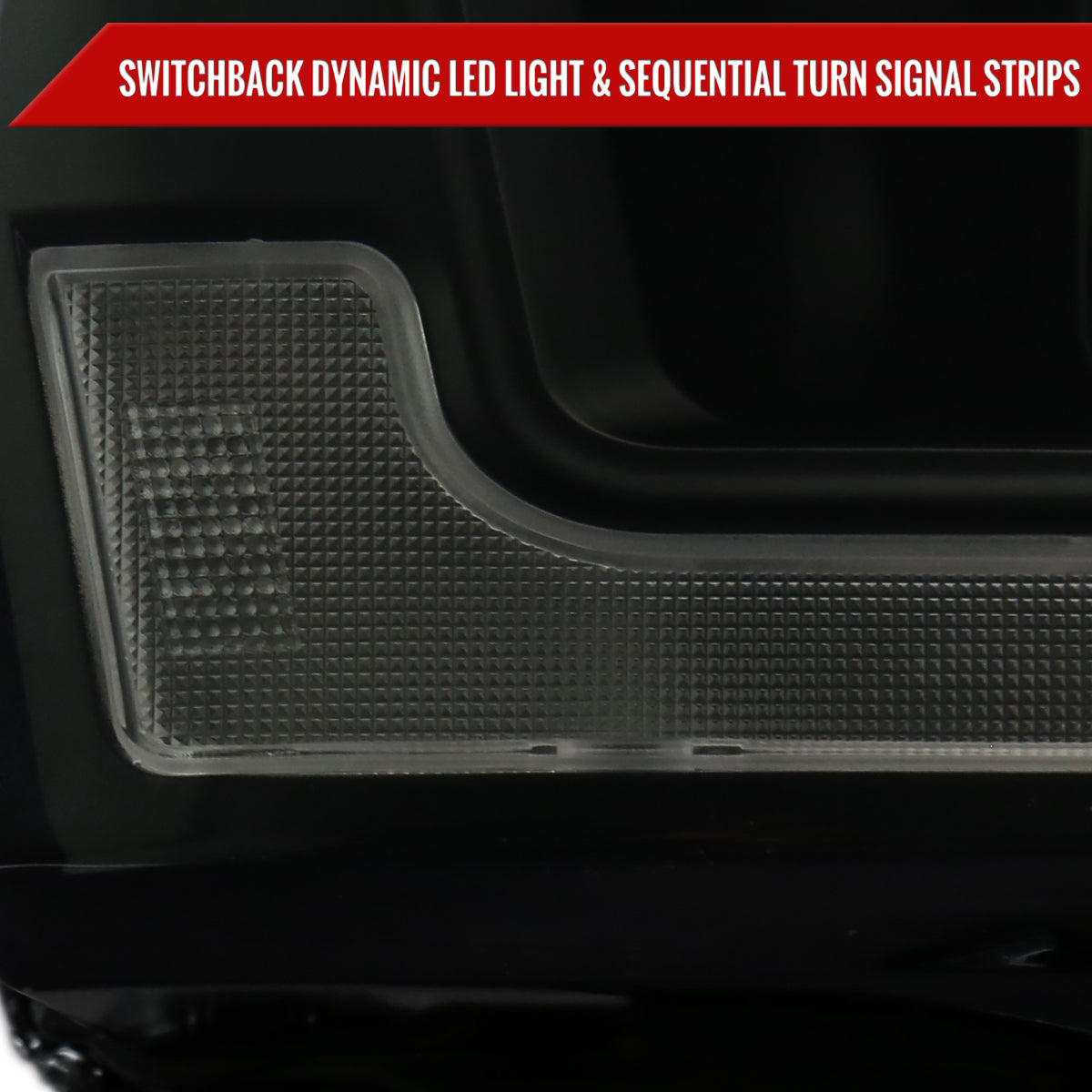 Spec-D 19-24 Ram 2500-5500 Headlights Switchback Sequential Smoked