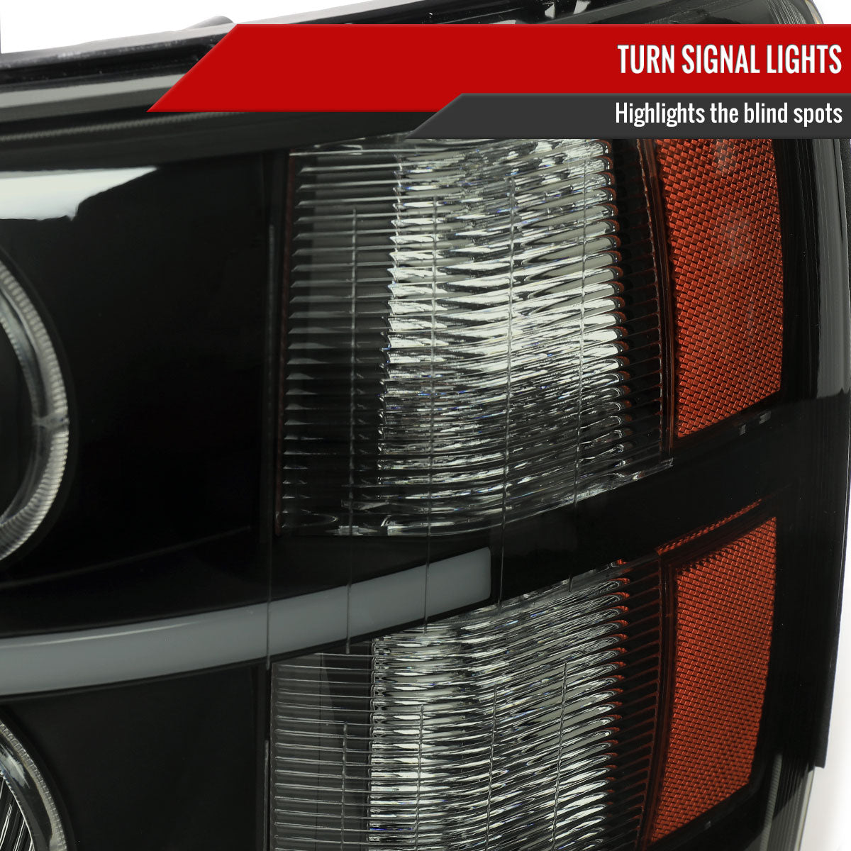 Spec-D 07-13 Silverado Headlights Dual Halo Projector Smoked
