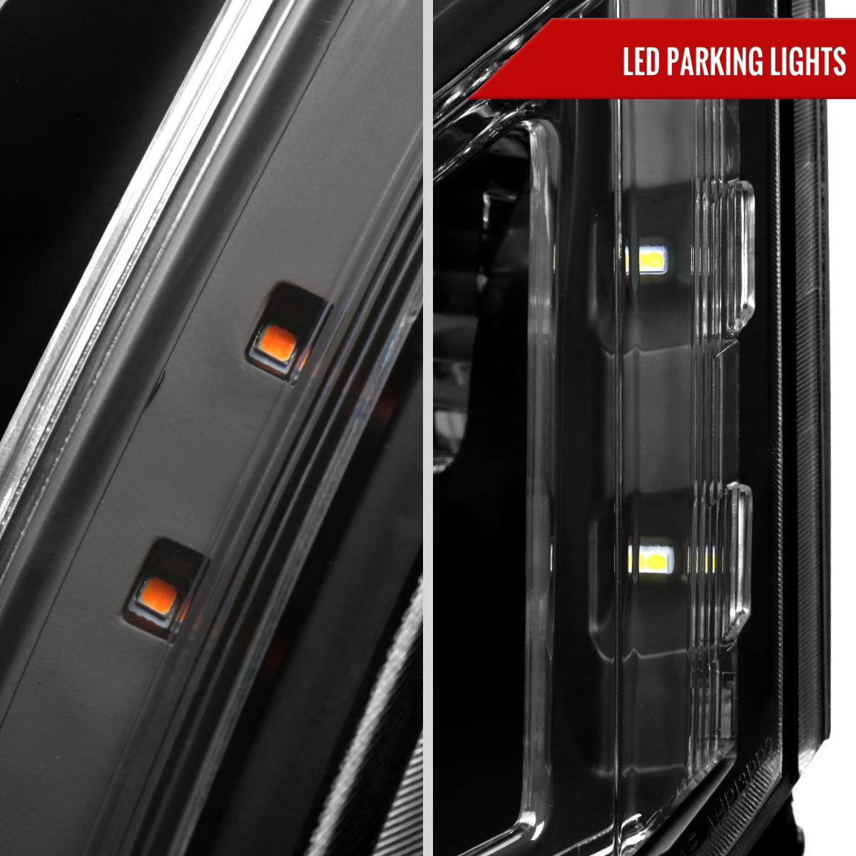 Spec-D 10-16 Cadillac SRX Projector Headlights Halogen Matte Black