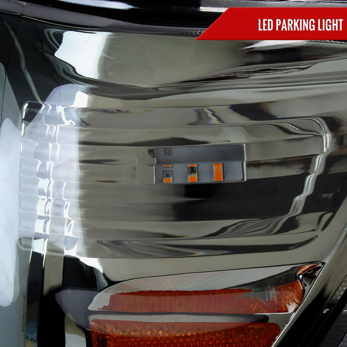 Spec-D 12-15 Tacoma Projector Headlights Parking Light Chrome/Smoked