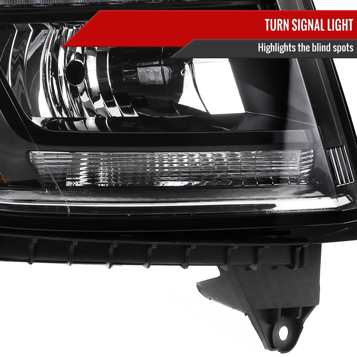 Spec-D 15-20 Tahoe/Suburban Passenger Projector Black Replacement
