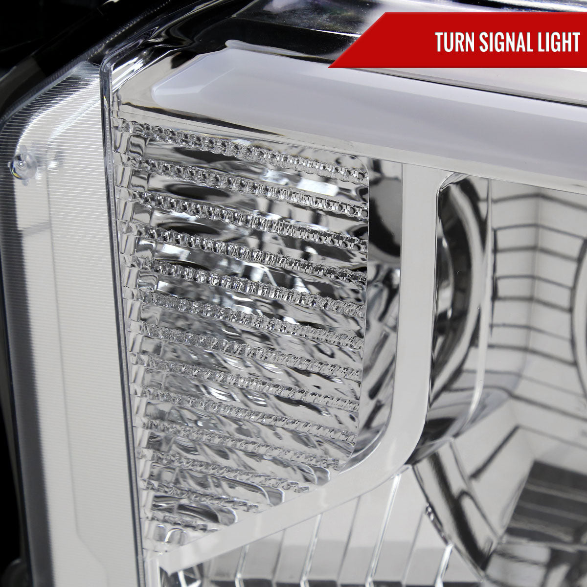 Spec-D 14-21 Toyota Tundra LED Projector Headlights Chrome