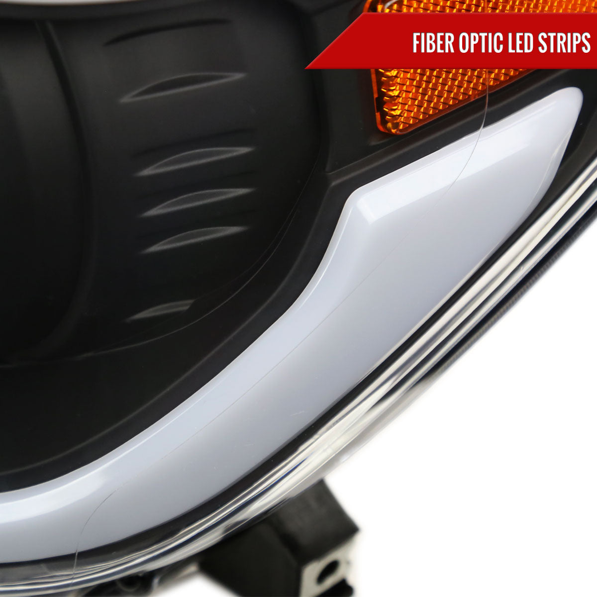 Spec-D 14-21 Toyota Tundra LED Projector Headlights Black
