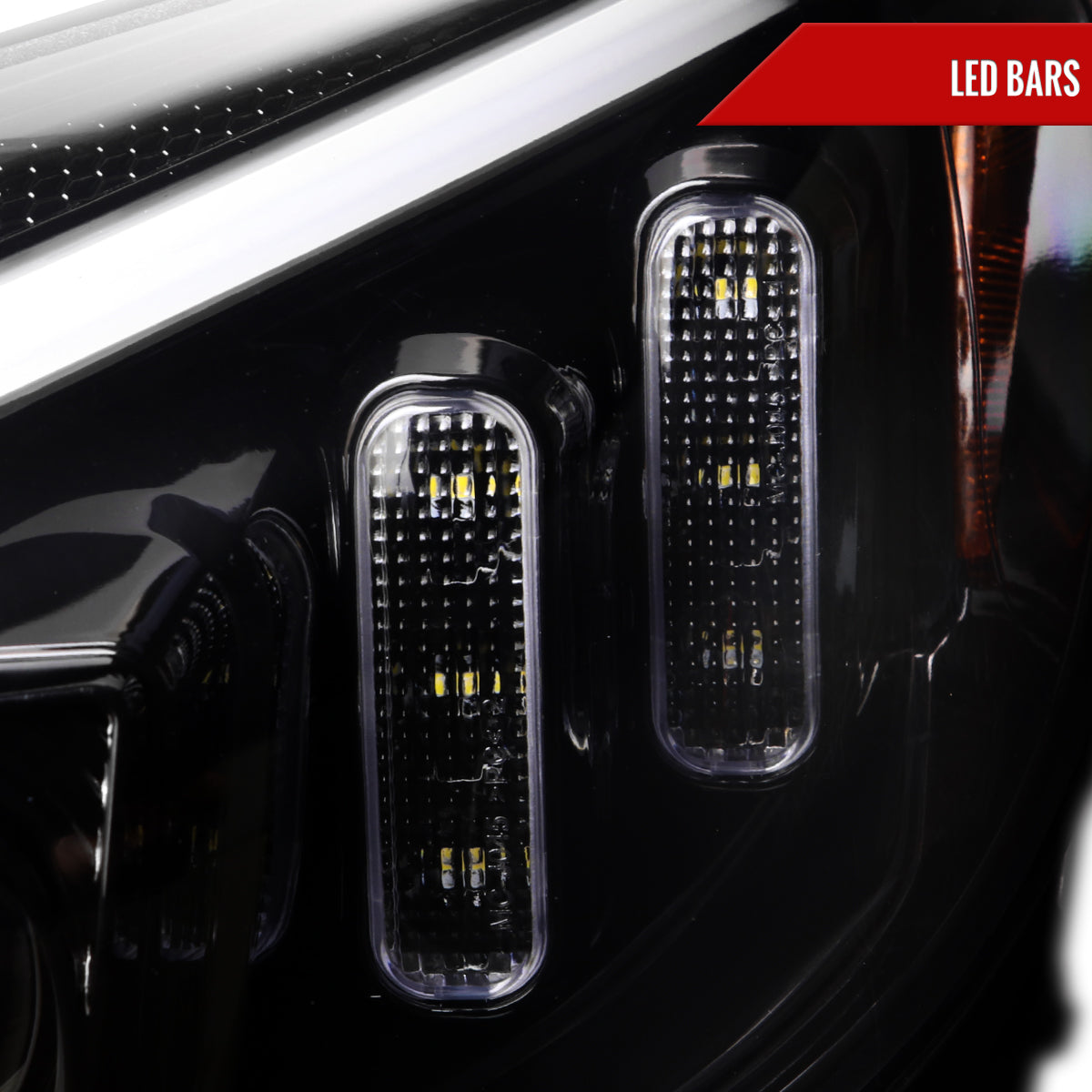 Spec-D 15-18 Mercedes C-Class W205 Sequential Headlights Black/Smoked