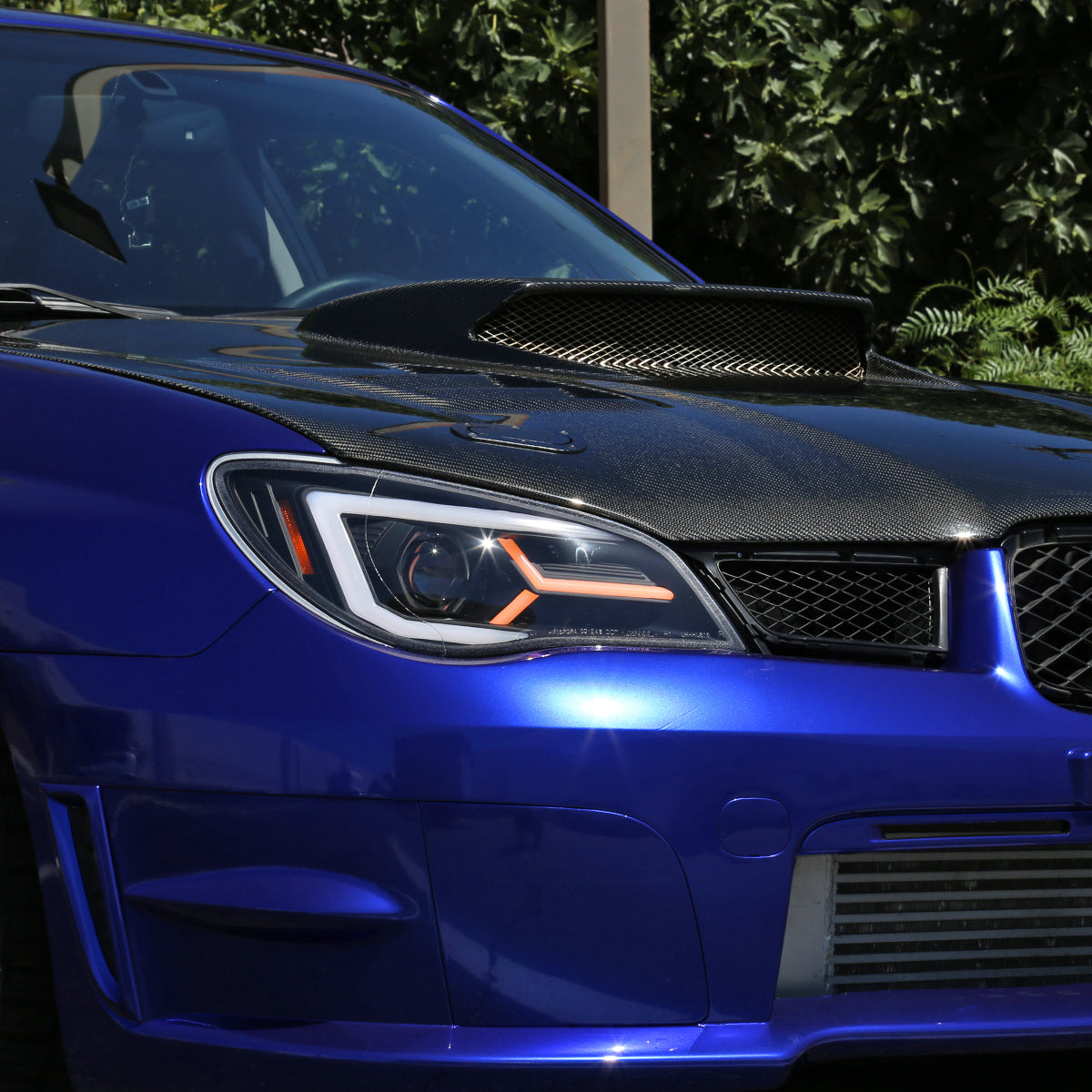 Spec-D 06-07 Impreza WRX STI Sequetial Headlights Black