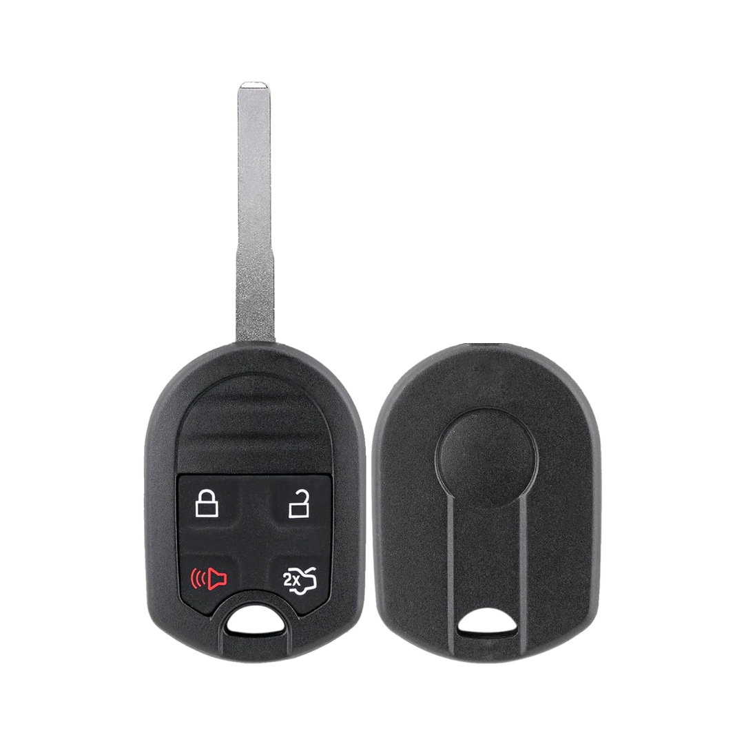 2012-2018 Ford / 4-Button Remote Head Key Shell / HU101 / OUCD6000022 CWTWB1U793