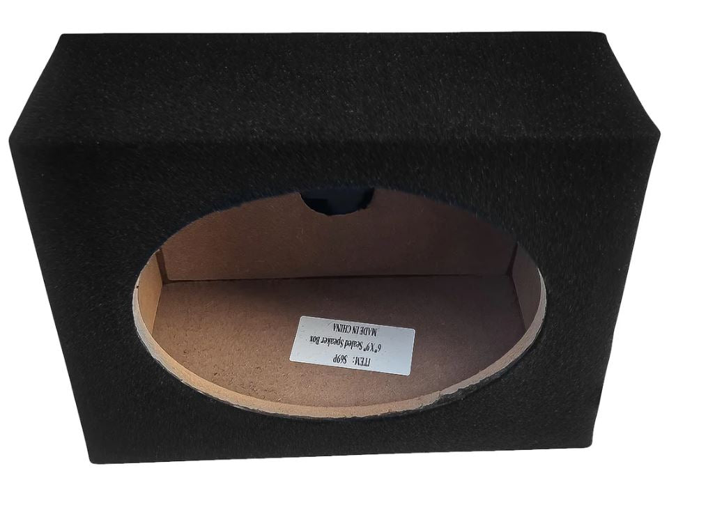 Elite Audio EBOX-S69P 6x9 Speaker Boxes - Durable MDF Construction, Enhanced Bass Performance, and Superior Sound Quality