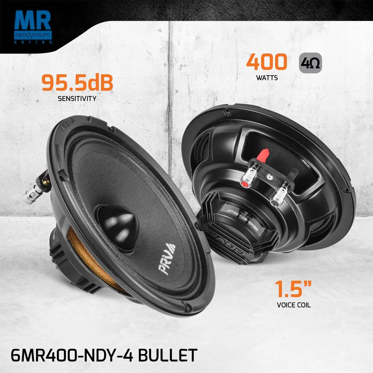 PRV Audio 6MR400-NDY-4 | 6.5