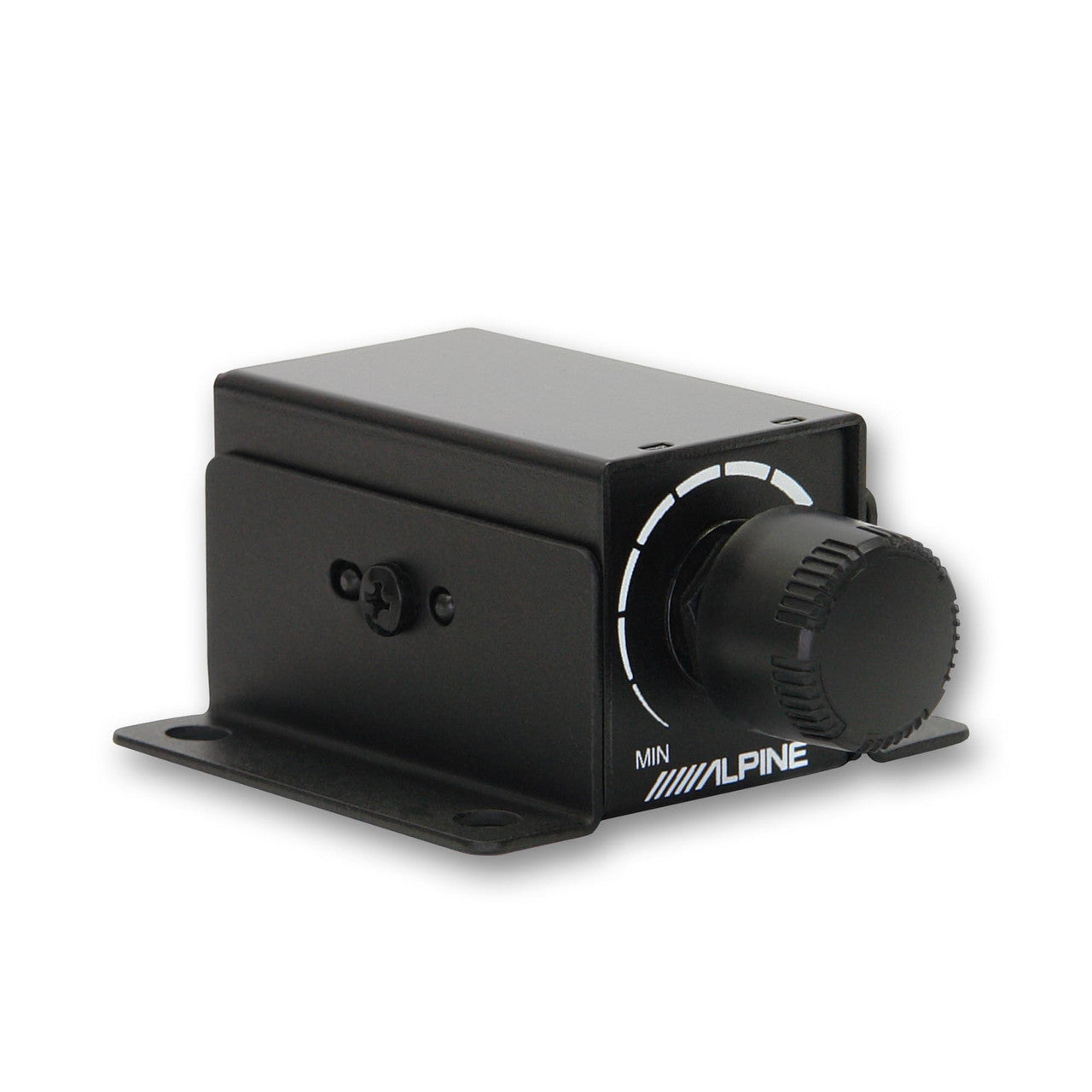 Alpine S2-A60M S-Series Class-D Amp Rux Knob & (2) SS-SB12 Single 12” S-Series Shallow Preloaded Subwoofer Enclosure