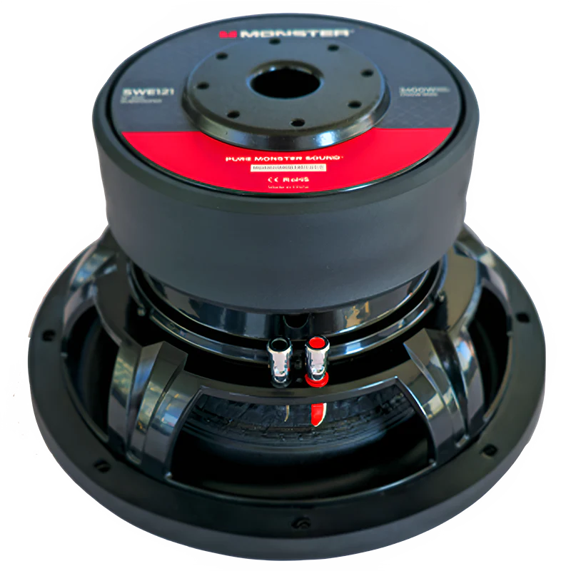 Monster SWE121 12″ 1700W RMS Subwoofer DVC 4-Ohm