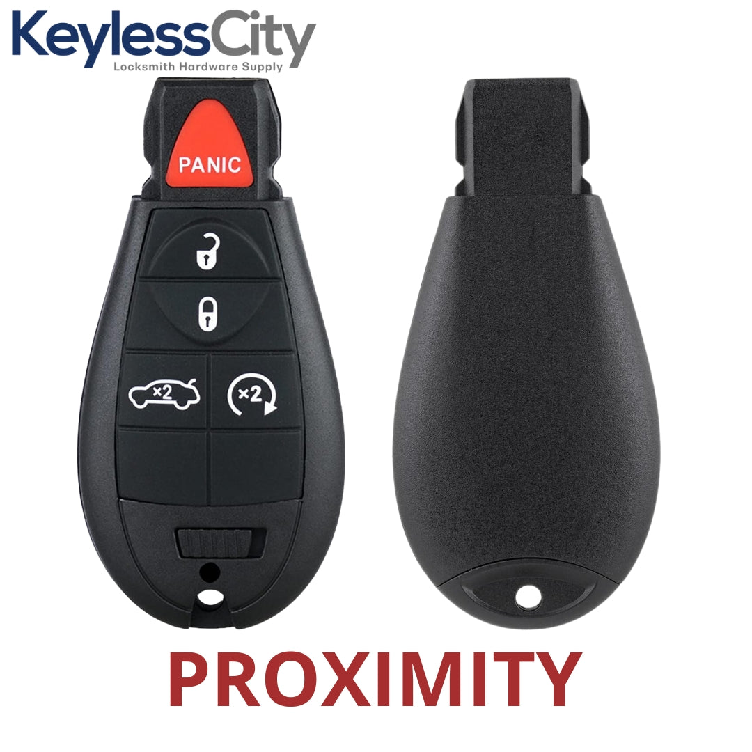 2008-2014 Dodge Chrysler / 5-Button Fobik Key / PN: 056046694AH / IYZ-C01C / Keyless Go Fobik (AFTERMARKET)