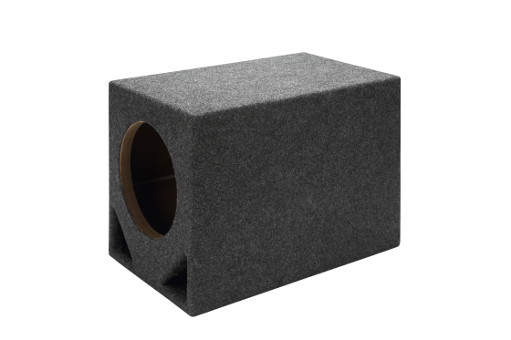 1x10'' Double slot ported Carpeted sub box