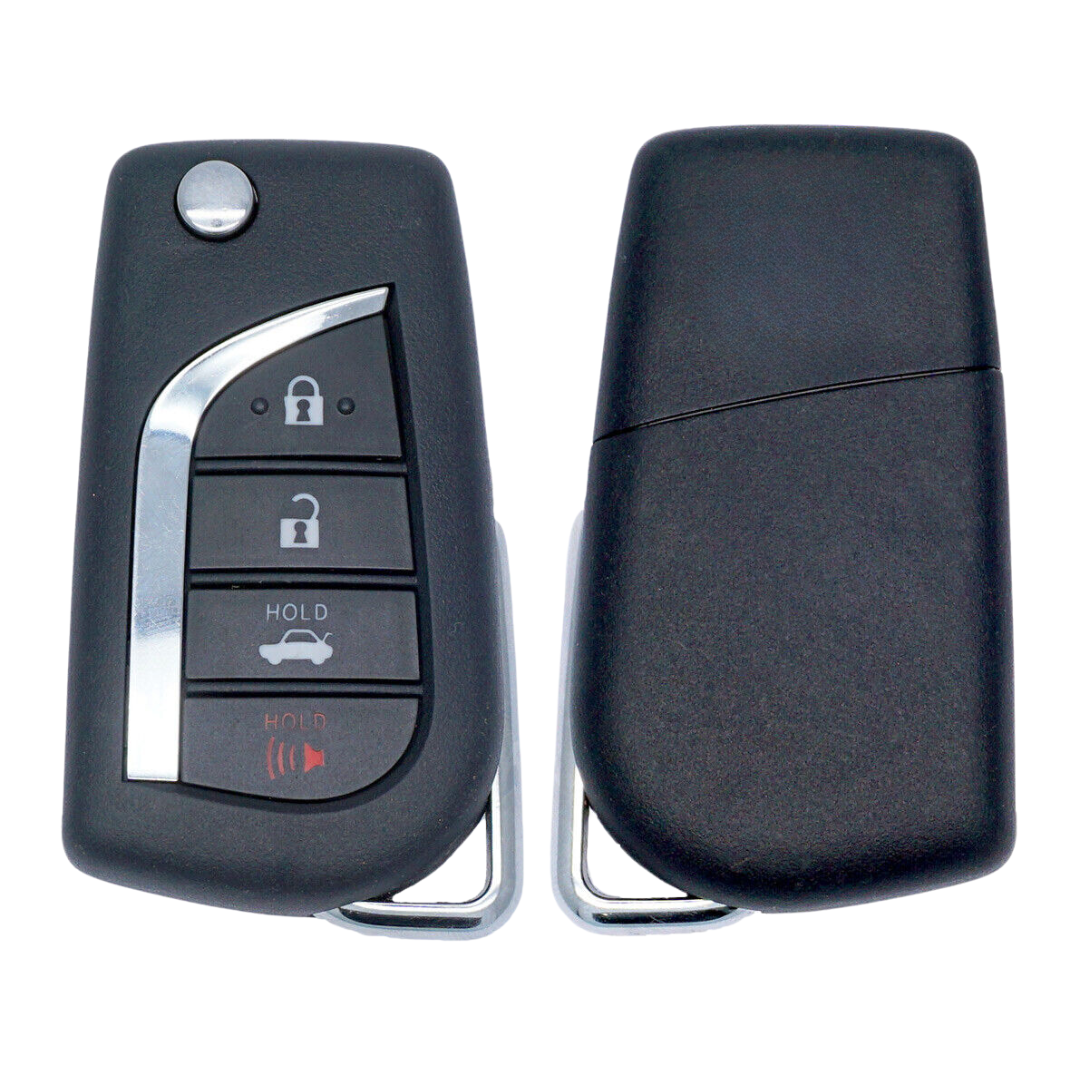 2014-2017 Toyota Camry Corolla / 4-Button Flip Key / HYQ12BDM / H Chip (AFTERMARKET)