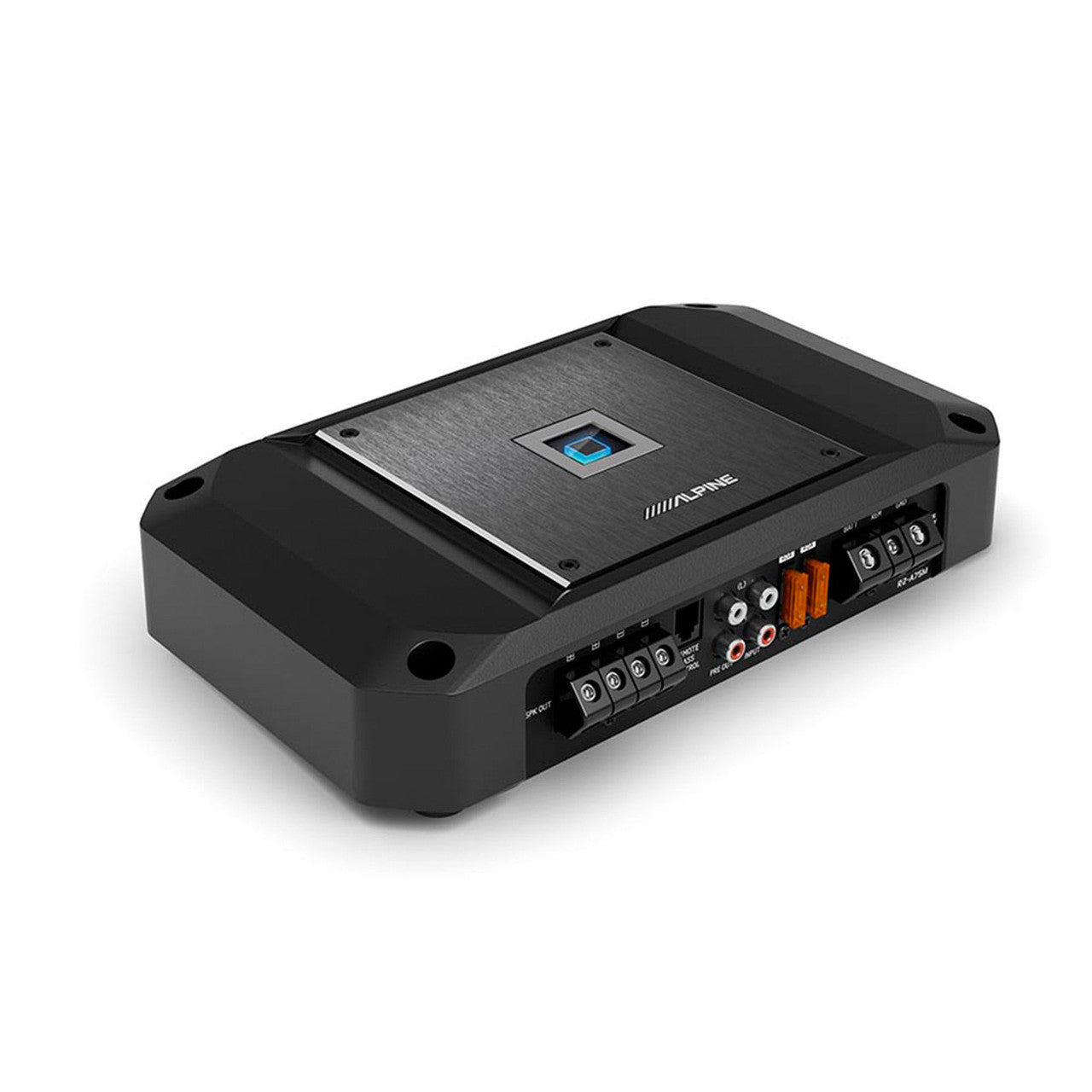 Alpine R2-A75M R-Series Mono Subwoofer Amplifier & Alpine RUX-H01 Remote Bass Knob Bundle