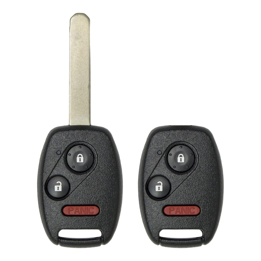 2002-2014 Honda / 3-Button Remote Head Key Shell / HO01 / OUCG8D-380H-A CWTWB1U545 CWTWBIU545