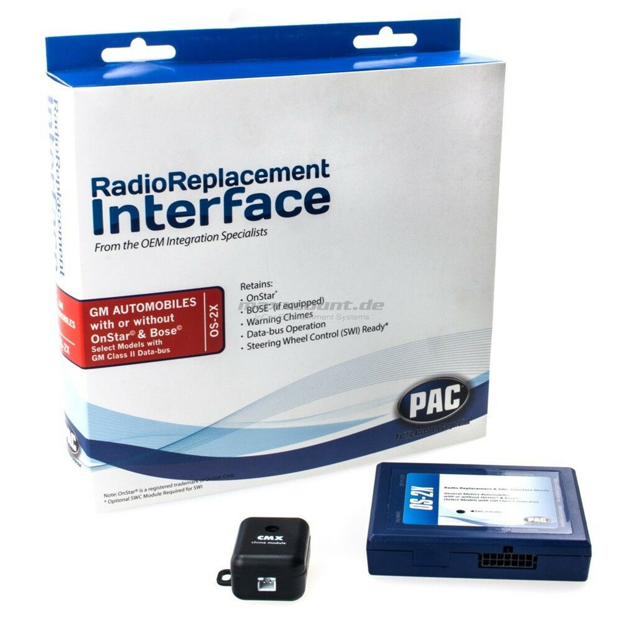 PAC OS-2X Radio Replacement Interface for 2000 - 2010 select General Motor Vehicles with or without Bose Audio
