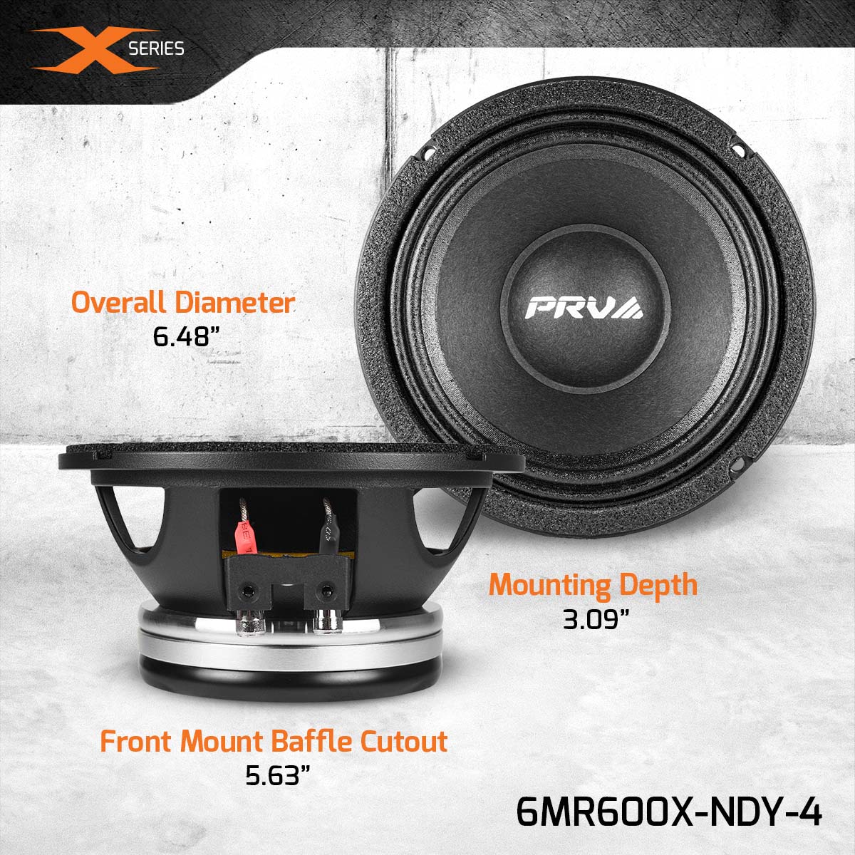 PRV Audio 6MR600X-NDY-4 6.5