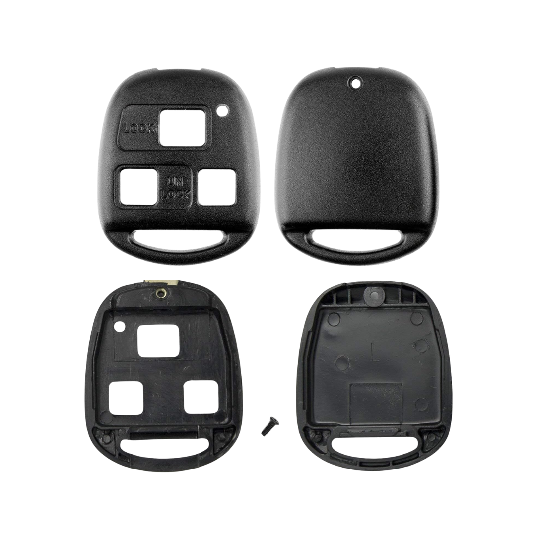 1998-2008 Lexus / 3-Button Remote Head Key SHELL / TOY48 / HYQ12BBT, HYQ1512V (AFTERMARKET)