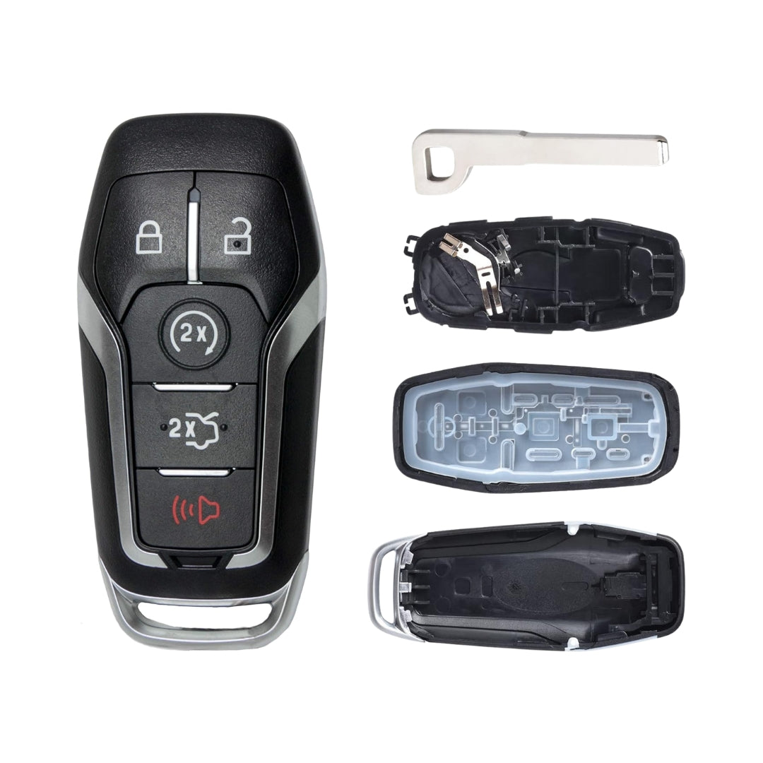 2013-2018 Ford / 5-Button Smart Key SHELL For M3N-A2C31243800, M3N-A2C31243300 (AFTERMARKET)
