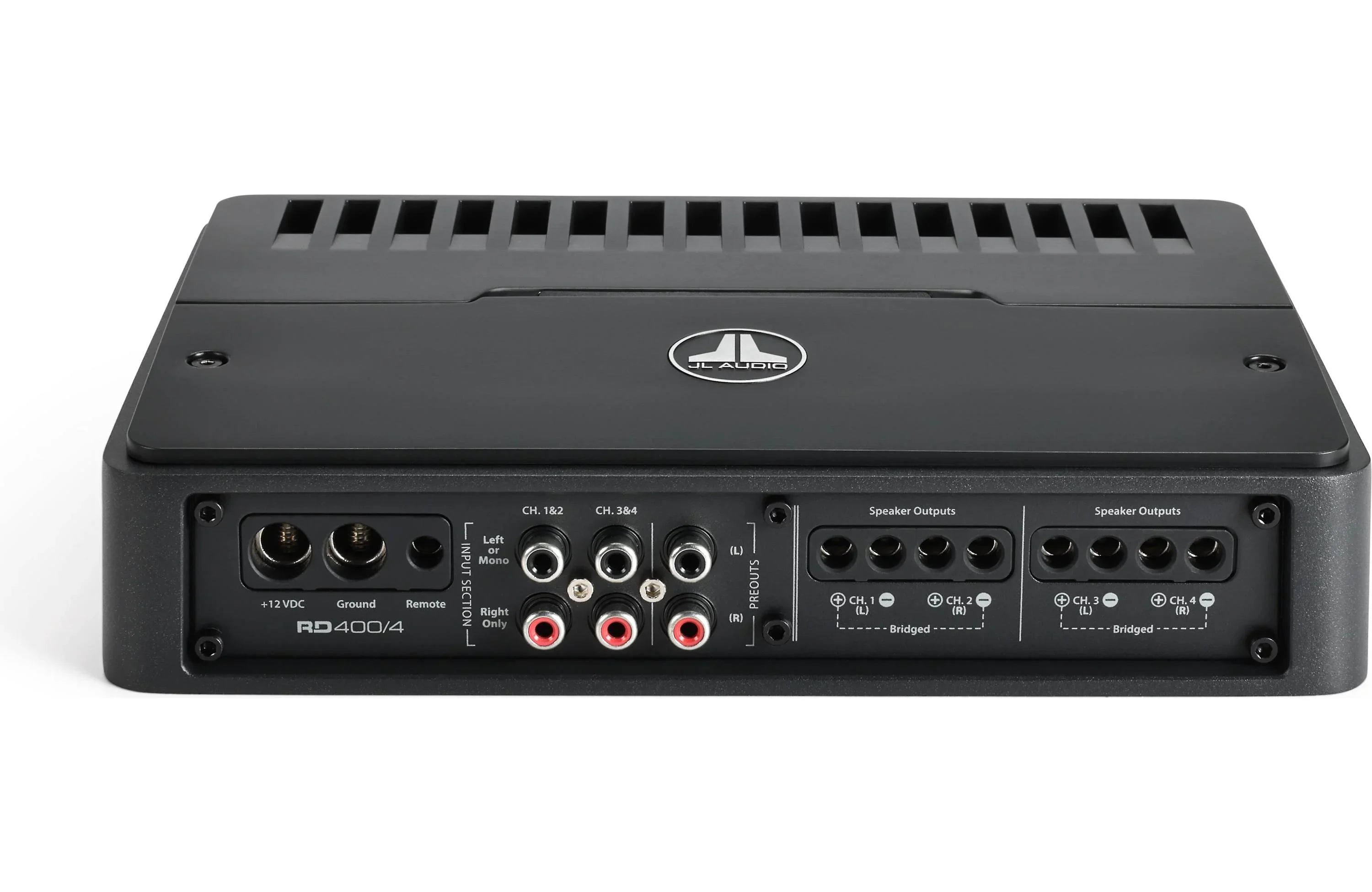 JL Audio RD400/4 4-channel car amplifier — 75 watts RMS x 4