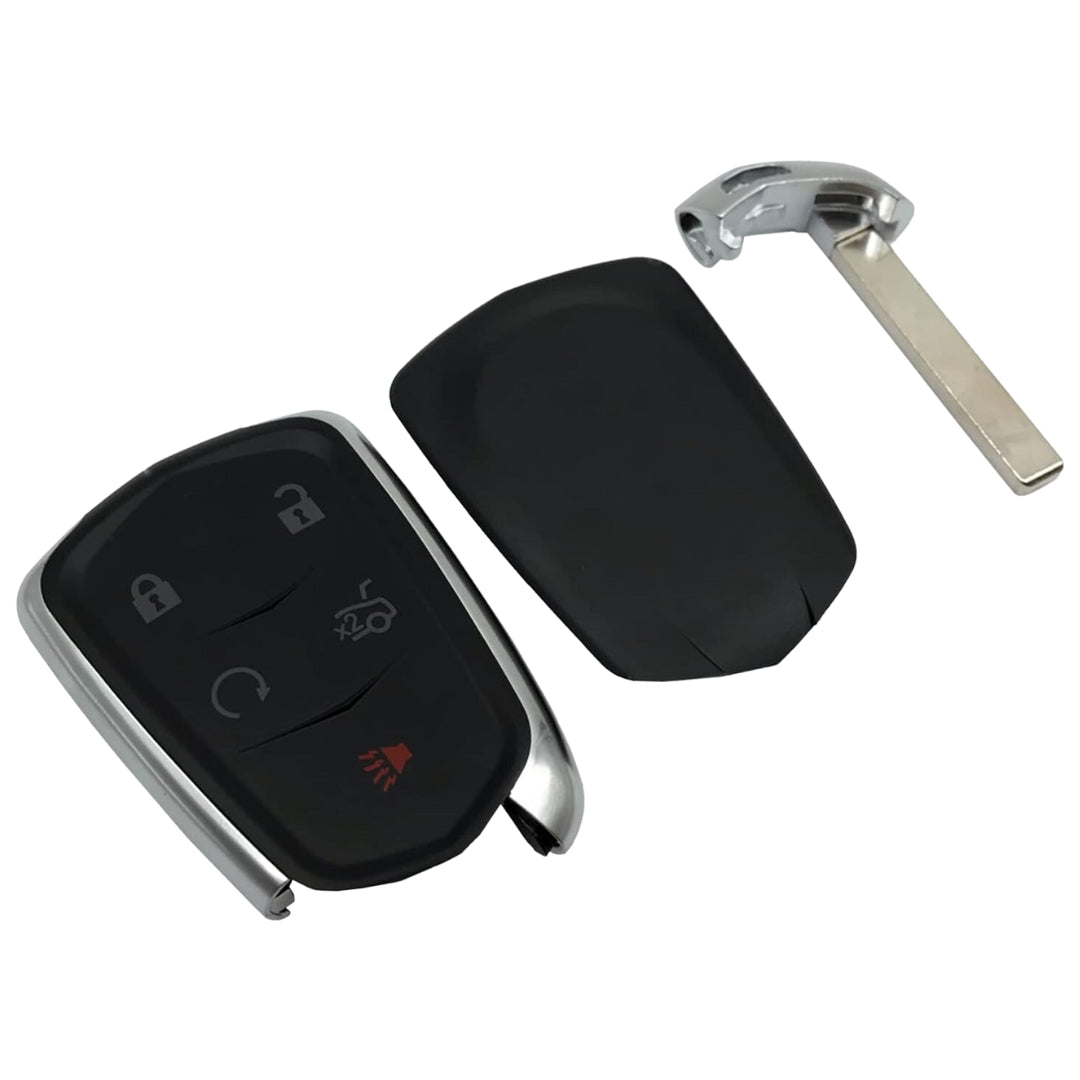 2014-2019 Cadillac ATS CTS XTS / 5-Button Smart Key SHELL For HYQ2AB, HYQ2EB (AFTERMARKET)