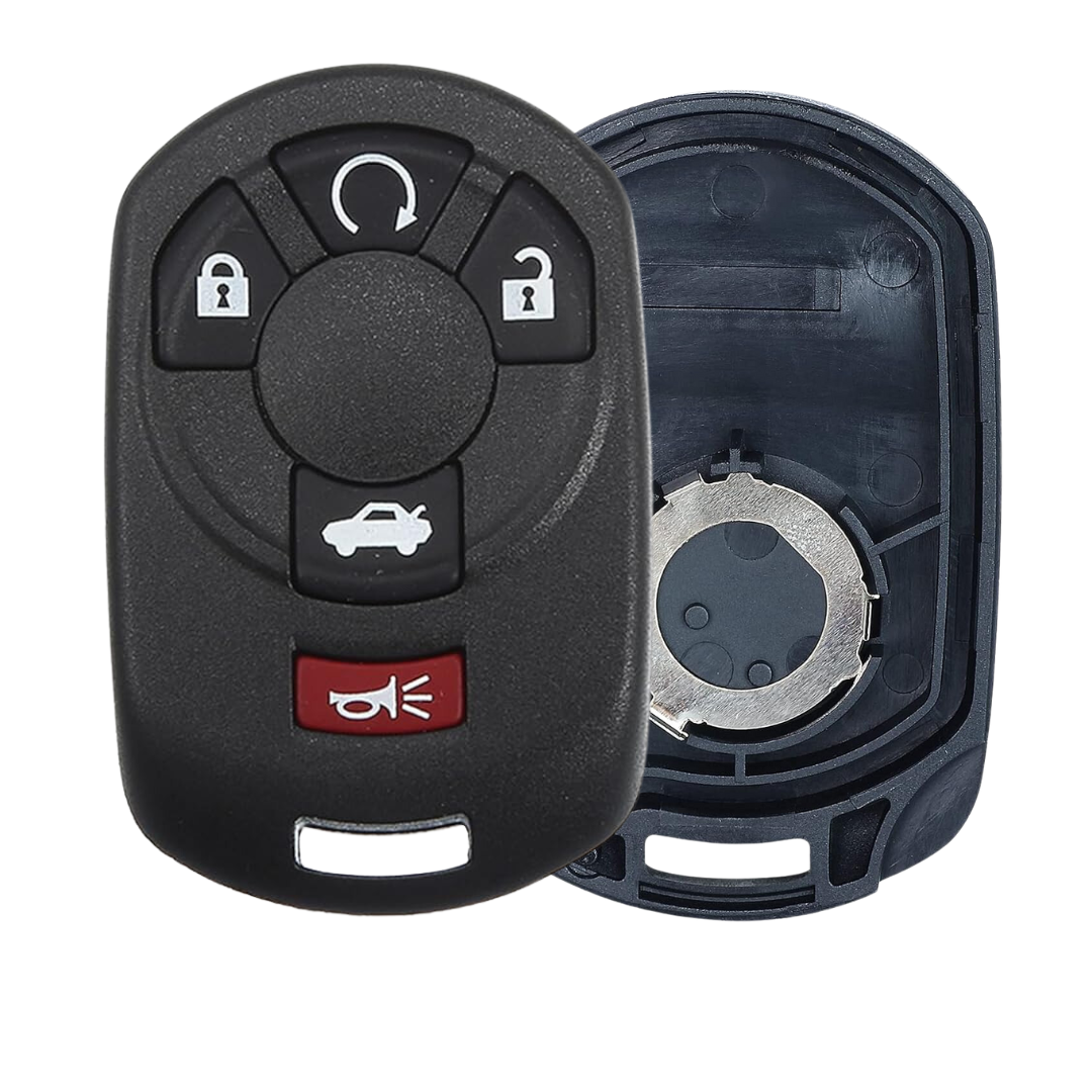2005-2007 Cadillac STS / 5-Button Keyless Entry Remote SHELL / M3N65981403 (AFTERMARKET)