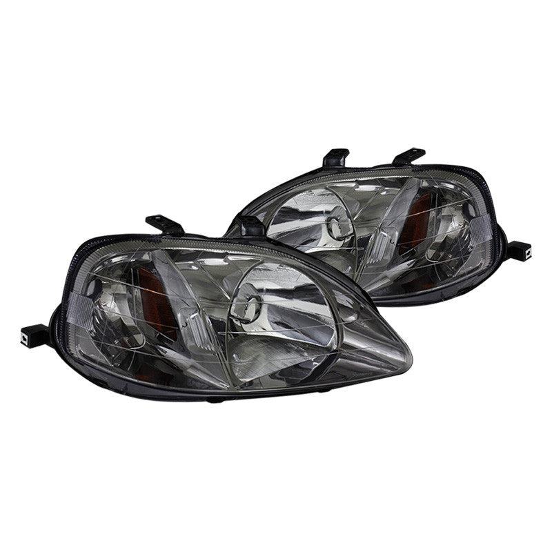 Spec-D 99-00 Honda Civic Jdm Black V2 Headlights