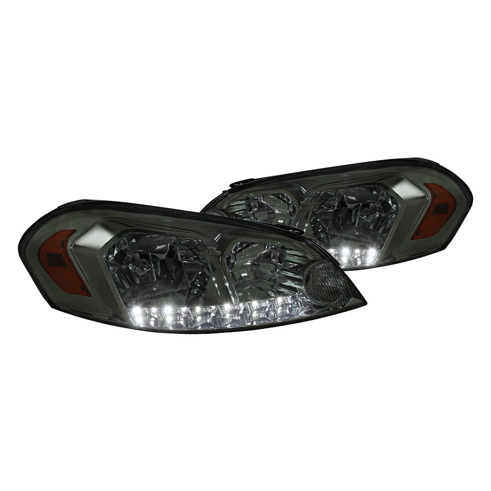 Spec-D 06-16 Chevy Impala Headlights Crystal Chrome/Smoked Lens V2