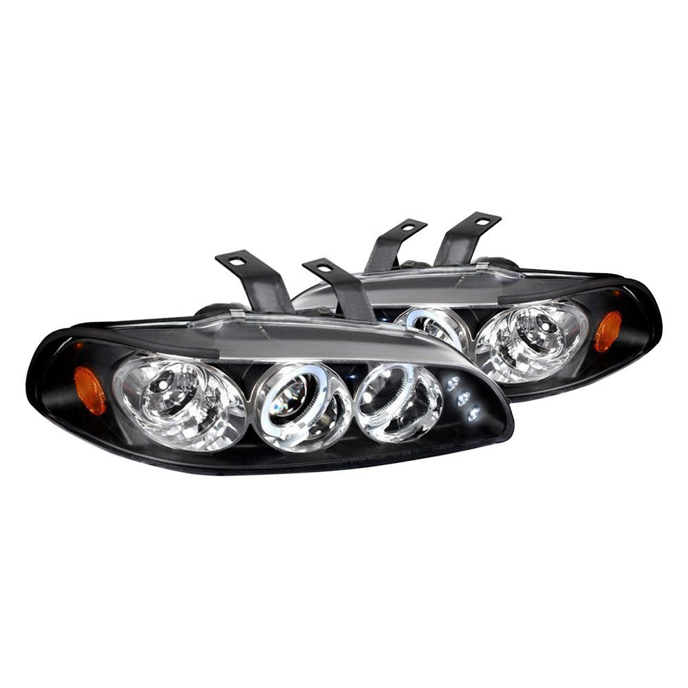 Spec-D 92-95 Honda Civic 2/3dr Halo Projector Headlights Black