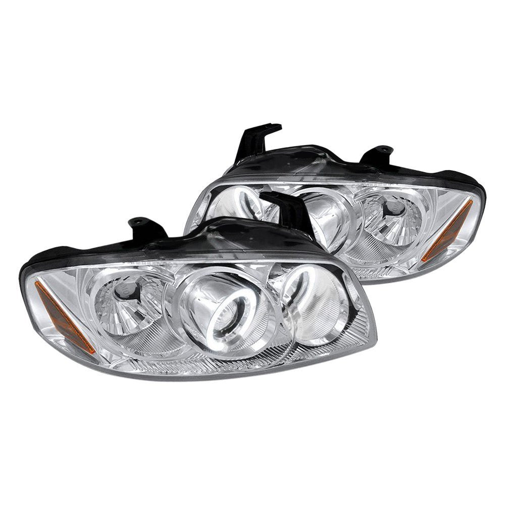 Spec-D 04-06 Nissan Sentra Halo Projector Headlights Chrome