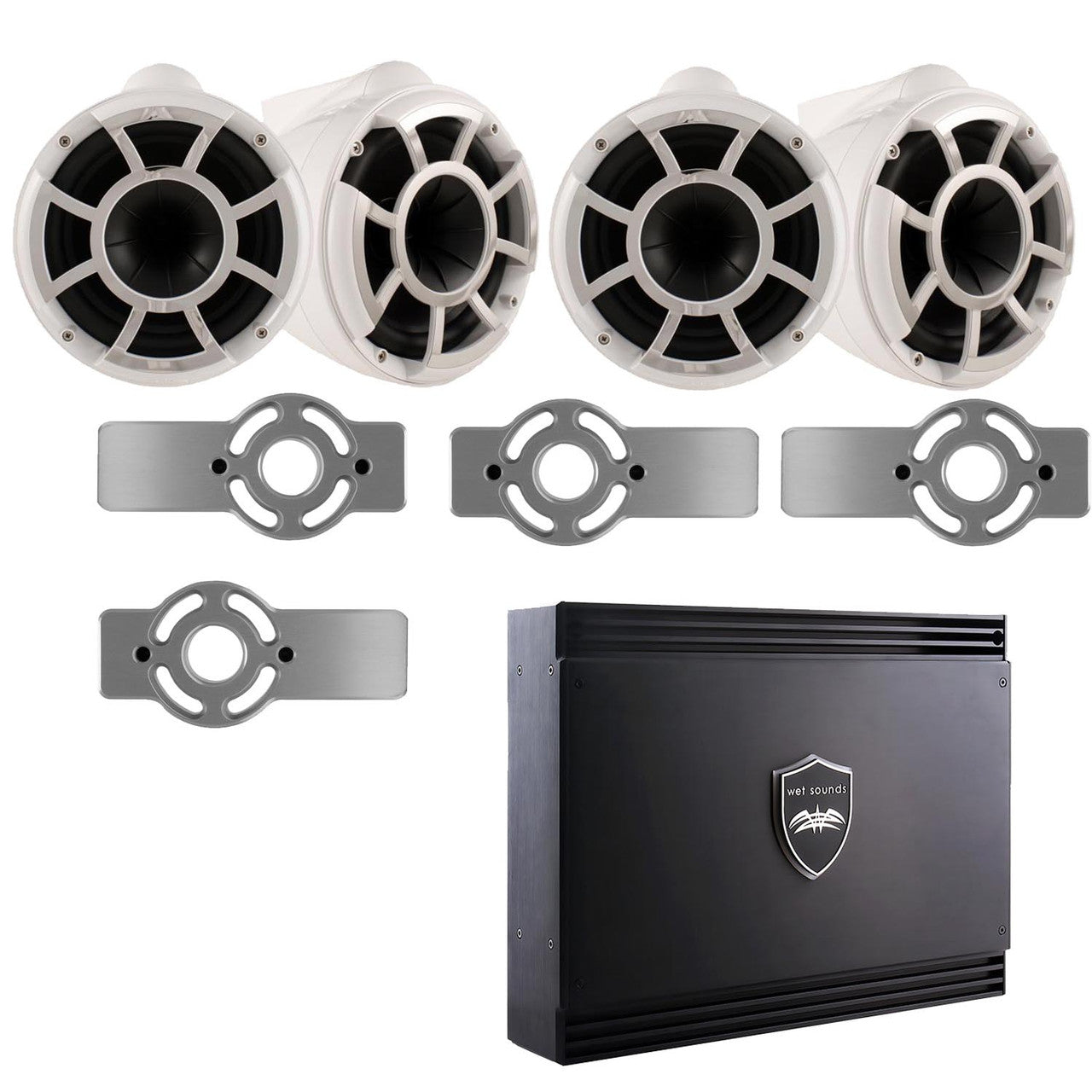 Wet Sounds for Mastercraft 2007 & Up - Two Pairs Of REV10 10