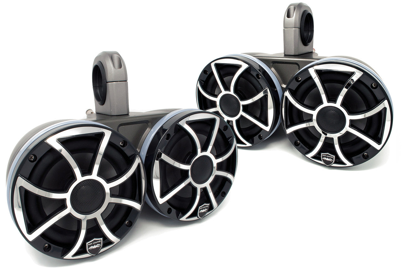 Two Pairs of Wet Sounds REVO6-XSB-SS Black 6.5