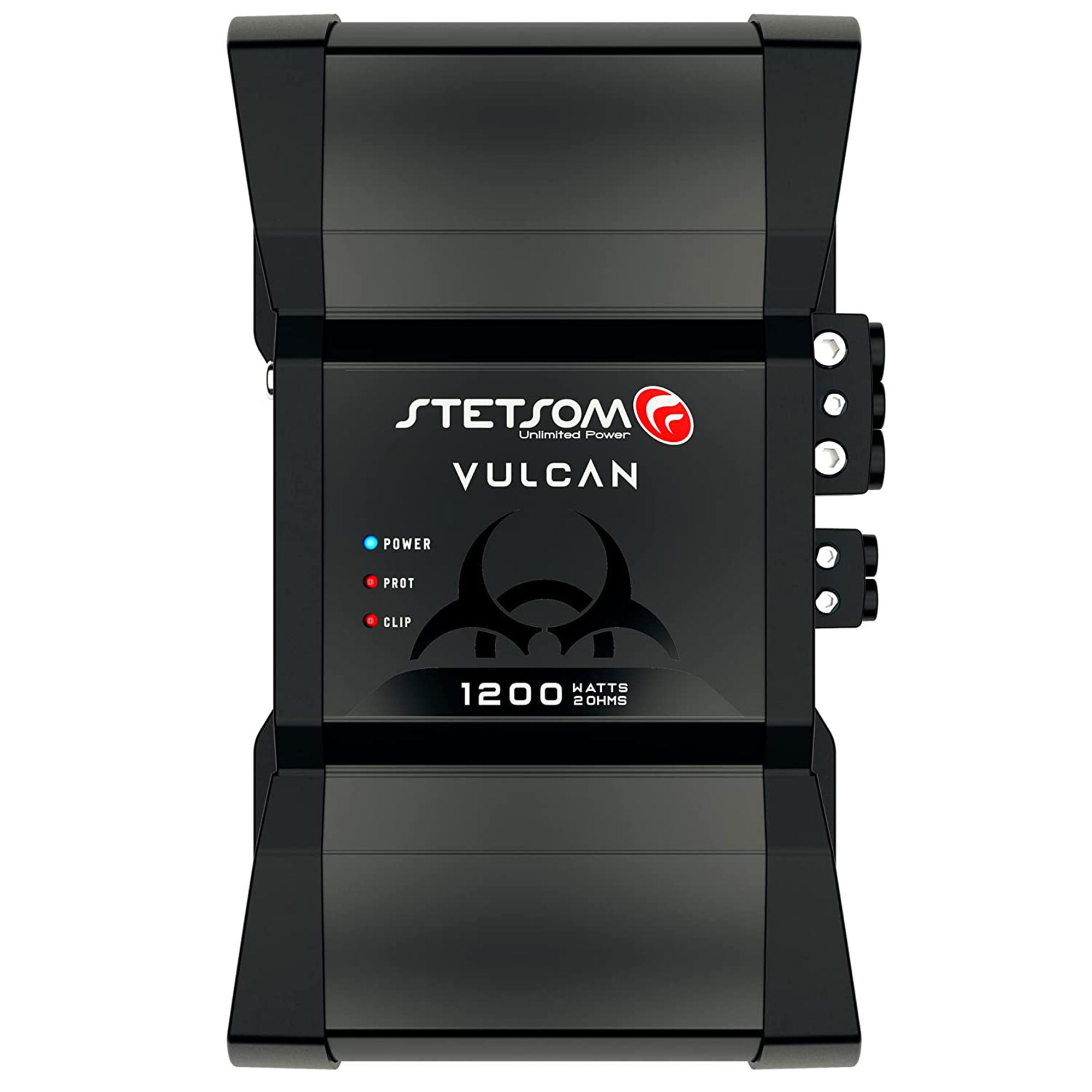 Stetsom Vulcan 1200 1.2K RMS 2 Ohm Stable Mono Car Amplifier w/ Smart Coolers