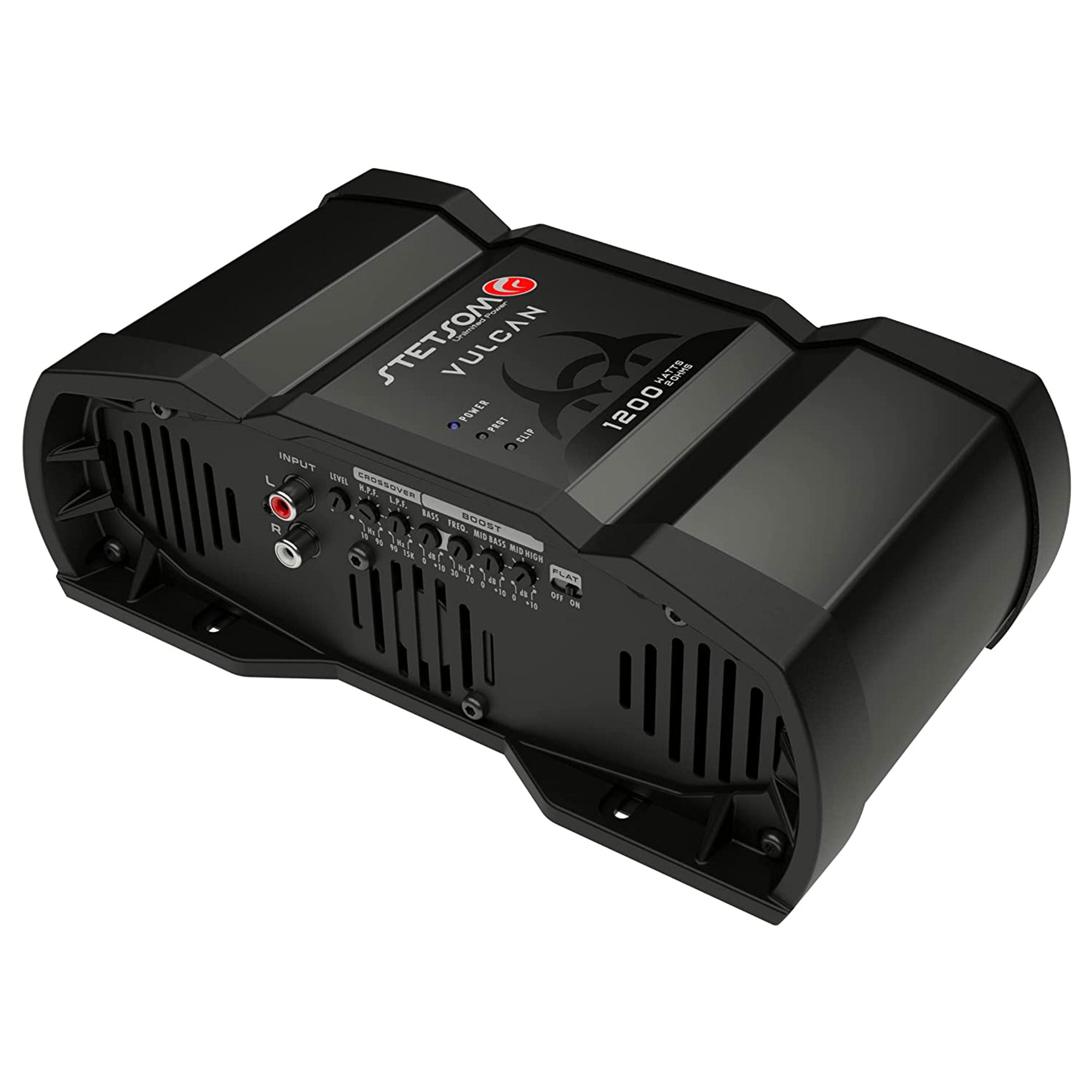 Stetsom Vulcan 1200 1.2K RMS 2 Ohm Stable Mono Car Amplifier w/ Smart Coolers