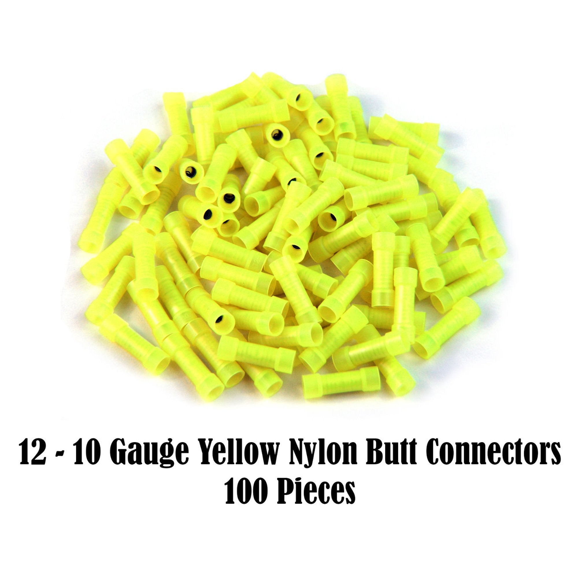 Ynbc Butt Connectors, (yellow, 12-10 Gauge)