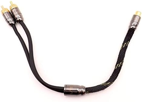 Elite Audio Pro Series RCA Cable Y-Adapter - Single Female to Dual Male