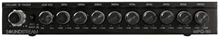 Sound Stream MPQ-90 9 Band 1/2 DIN Equalizer with Subwoofer Level Control