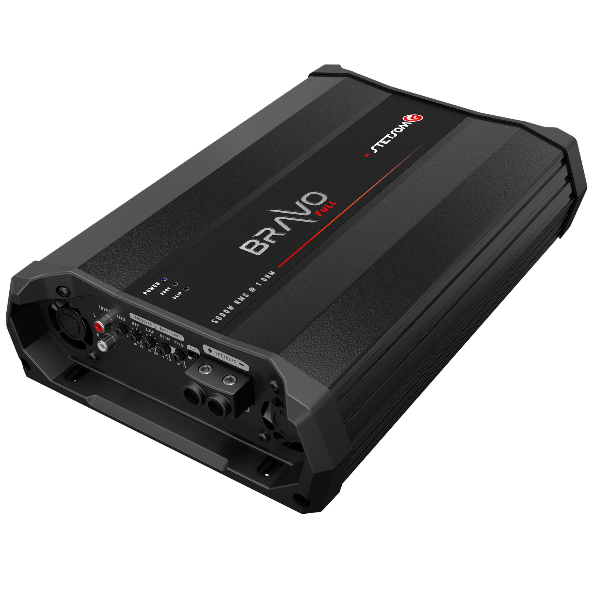 Stetsom BRAVO FULL 5K Digital Full-Range Amplifier – 5000W RMS Mono Class D 2 Ohm Amp
