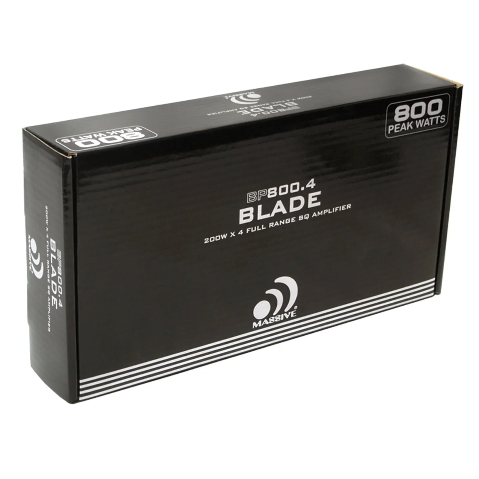 MASSIVE CAR AUDIO 4 CH AMPLIFIER CLASS A/B 800W BLADE SERIES BP800.4 V2
