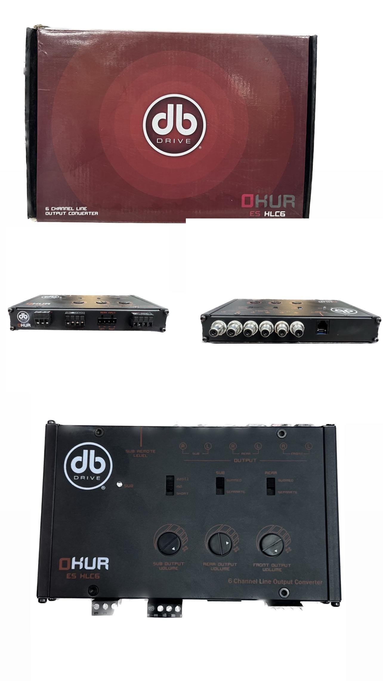 db Drive E5 HLC6 6-Channel Line Output Converter