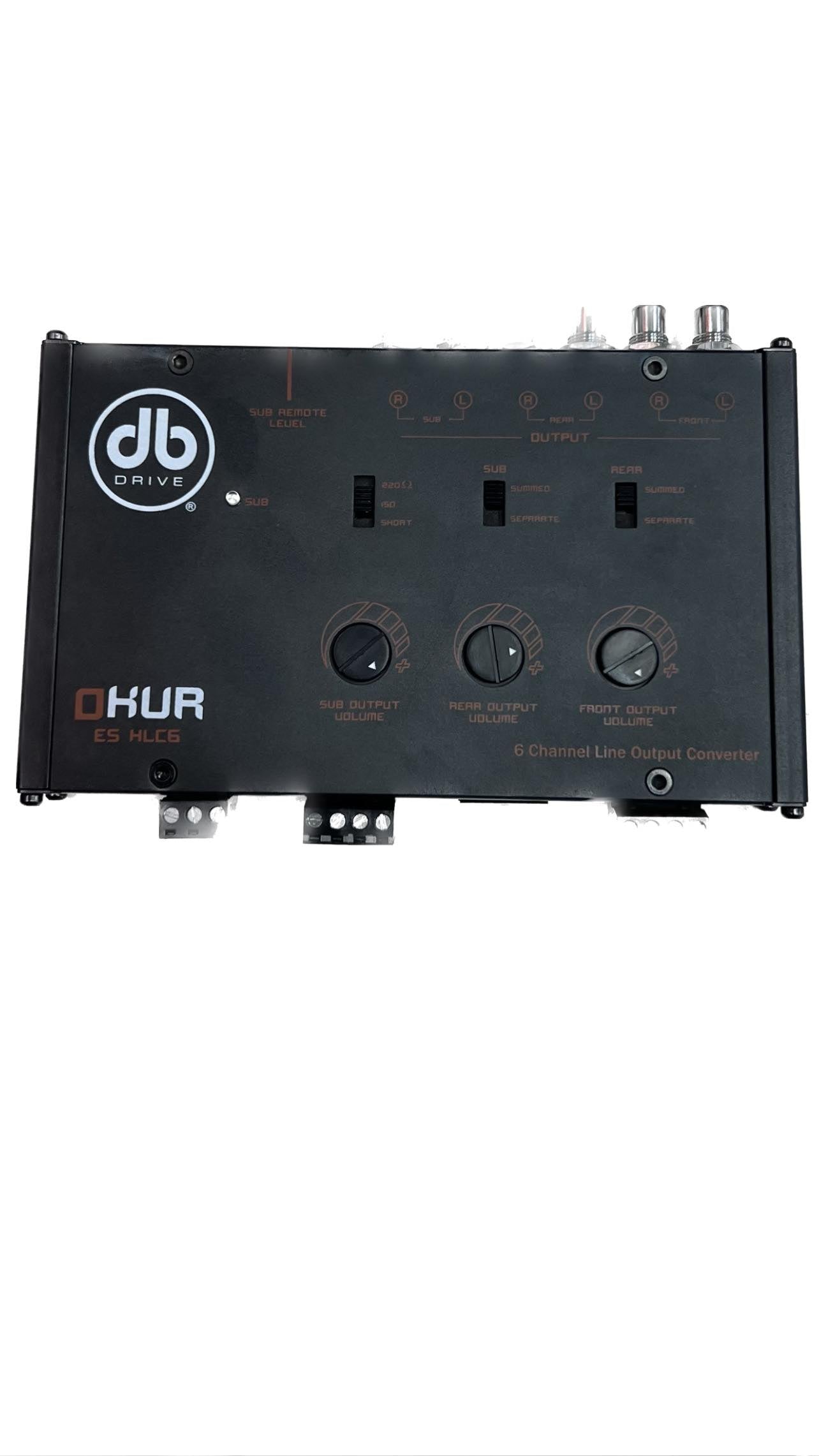 db Drive E5 HLC6 6-Channel Line Output Converter