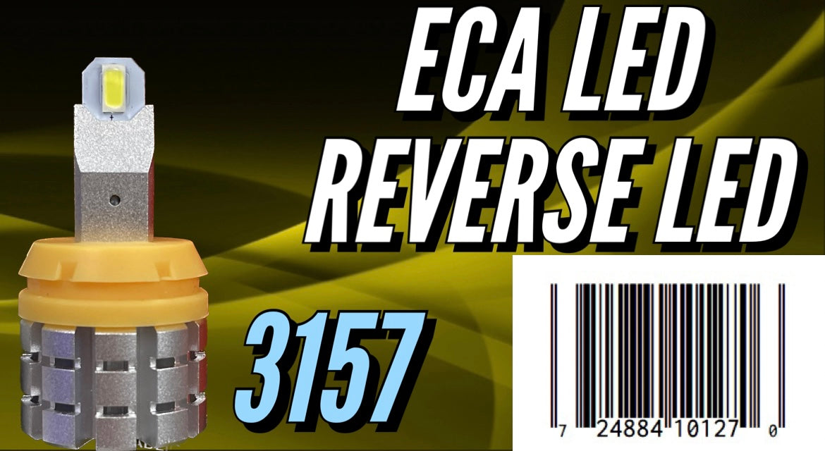 ECA Reverse Led - Brightest Reverse and Day Time Running (DRL) Vehicle LED 3157, 7443, 194/T15