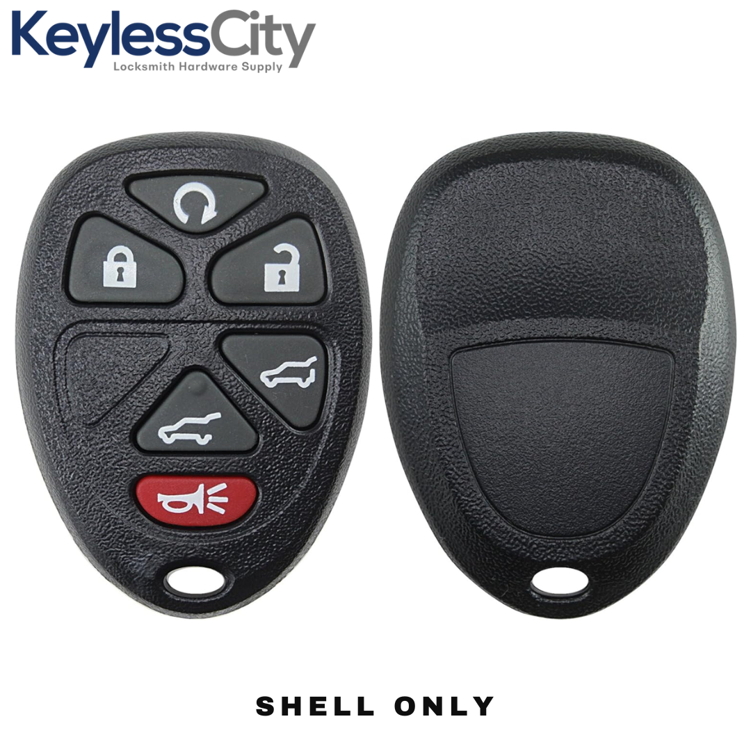 2007-2014 GM Keyless Entry Remote SHELL For OUC60270 - Black (AFTERMARKET)