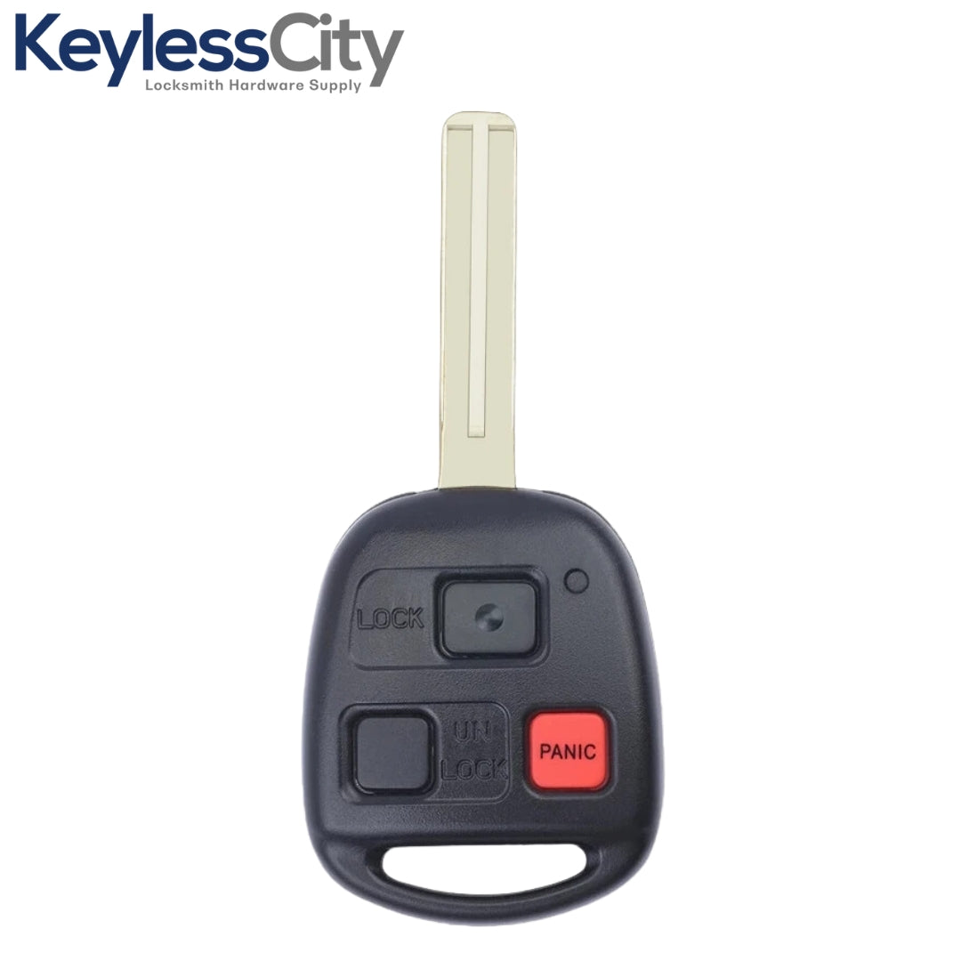 2003-2008 Lexus / 3-Button Remote Head Key / PN: 89070-53530 / HYQ1512V / 4D68 Chip / Short Blade (AFTERMARKET)